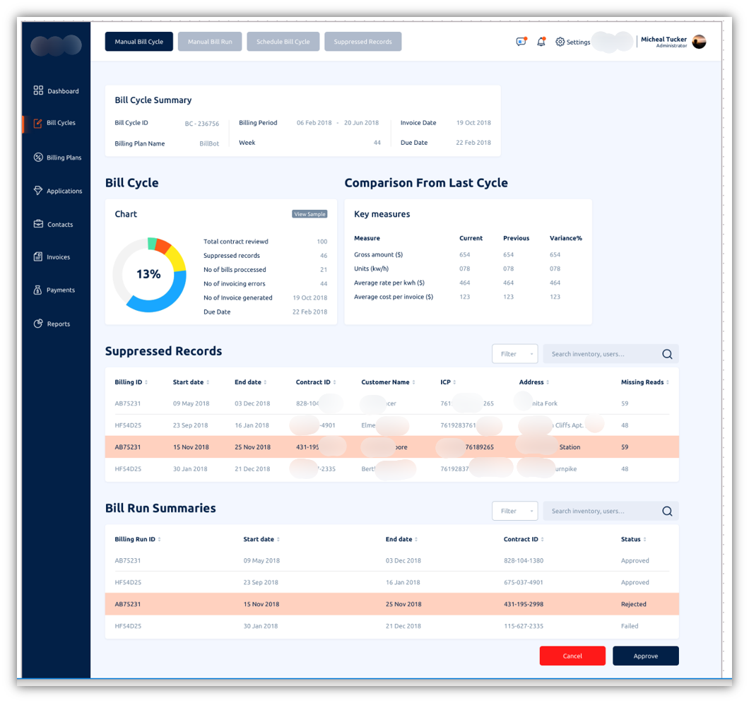 Utility Billing and Reporting Platform (BillBot)